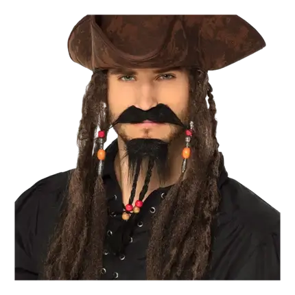 Piratenpack (Schnurrbart und Goatee)
