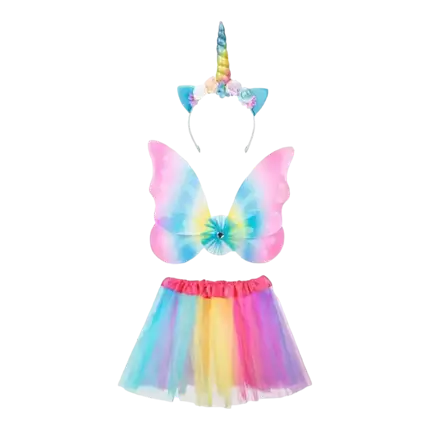 Sortiment an Einhorn-Zubehör