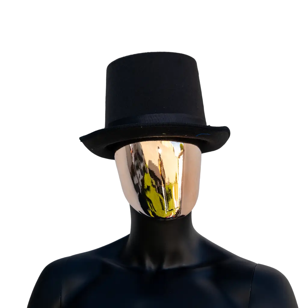 Cappello nero superiore