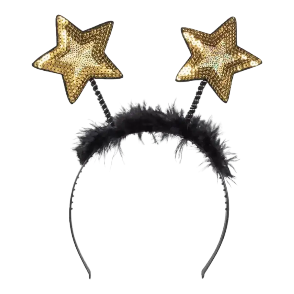Goldener Stern Stirnband
