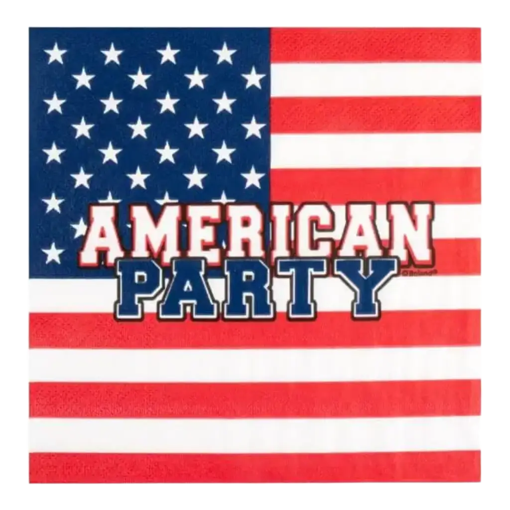 Handtücher "American party" (20er Set)