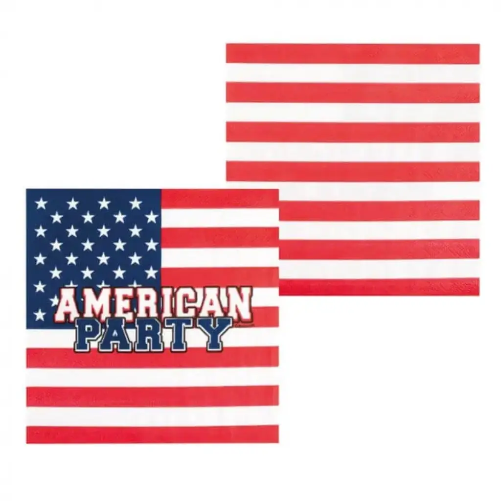 Handtücher "American party" (20er Set)