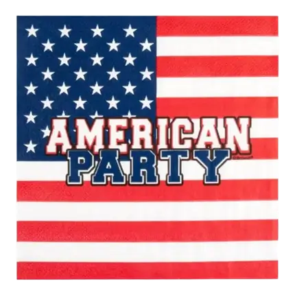 Handtücher American party (20er Set)