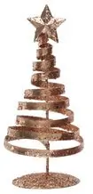 Rose Gold Spiral Tree - Metall - Tischdekoration - 6,5 x 14 cm