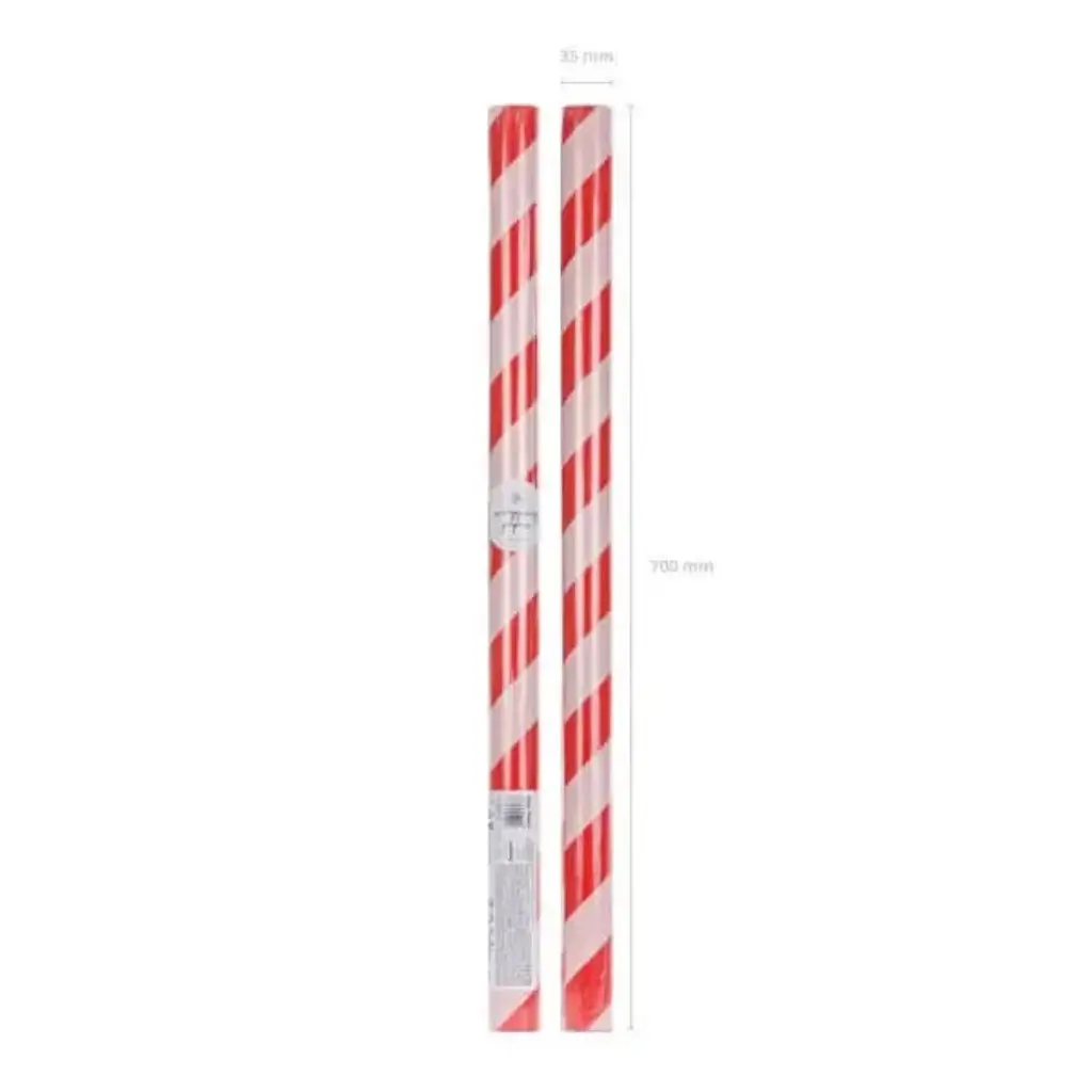 Geschenkpapier - Rosa und rote Streifen - 70x200cm