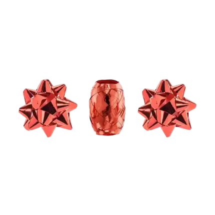 Plastikbänder - Rot - 2 Rosas & 1 Band