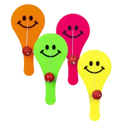 Kleine Schläger mit hüpfenden Bällen (4er-Set)