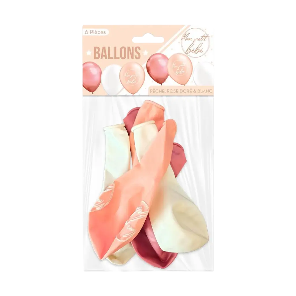 BALLONS "MY LITTLE BABY" - 6ER-SET - 30 CM