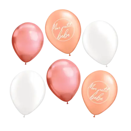 BALLONS MY LITTLE BABY - 6ER-SET - 30 CM