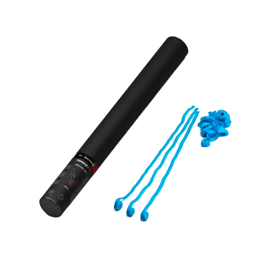 Magic FX 50 cm blaue manuelle Konfetti-Streamer-Kanone