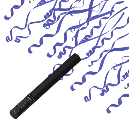 Magic FX 50 cm blaue manuelle Konfetti-Streamer-Kanone