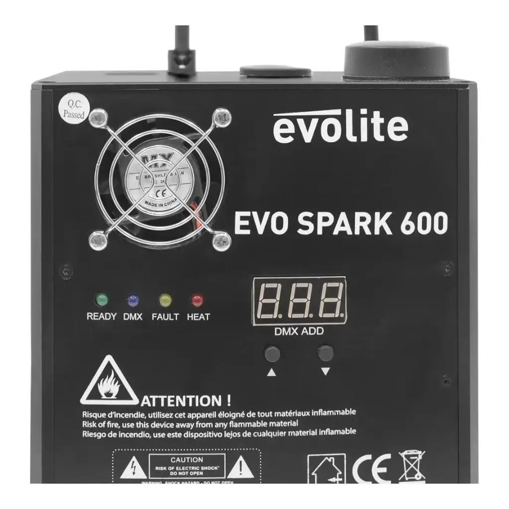 Set mit 2 Kaltfunkenmaschinen - Evo Spark 600 -Evolite