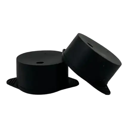 Deckel Schutz für Glas Schwarz