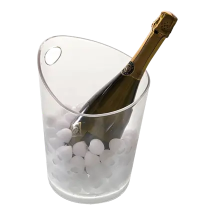 Transparenter Eiskübel - 26cm