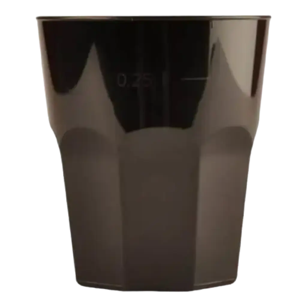 Cocktailglas - Schwarz - PP - 35cl (Satz von 20)