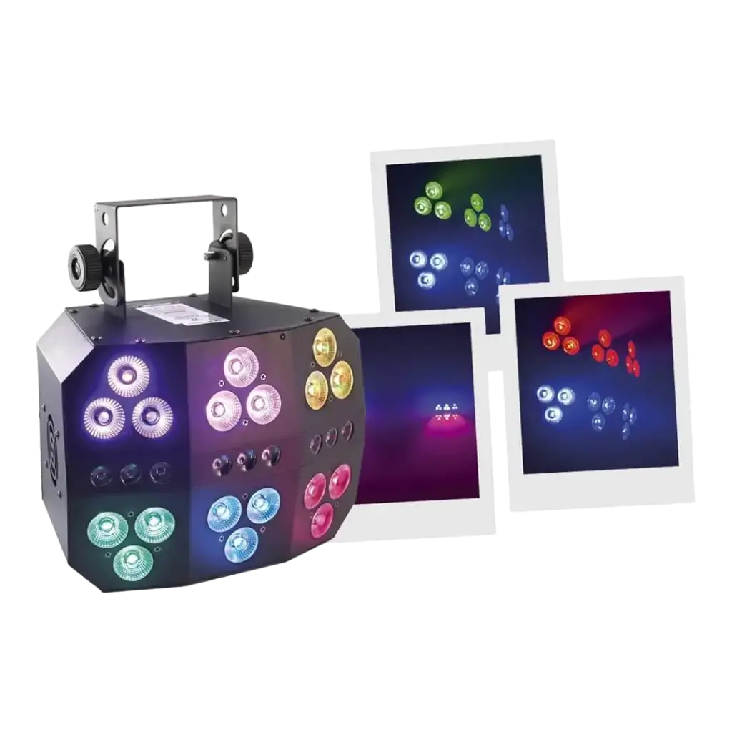 LED-EFFEKTMASCHINE - 6ER PACK LED PAR - BOOMTONE DJ