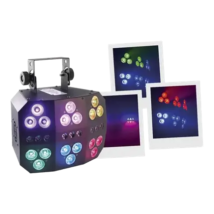 LED-EFFEKTMASCHINE - 6ER PACK LED PAR - BOOMTONE DJ