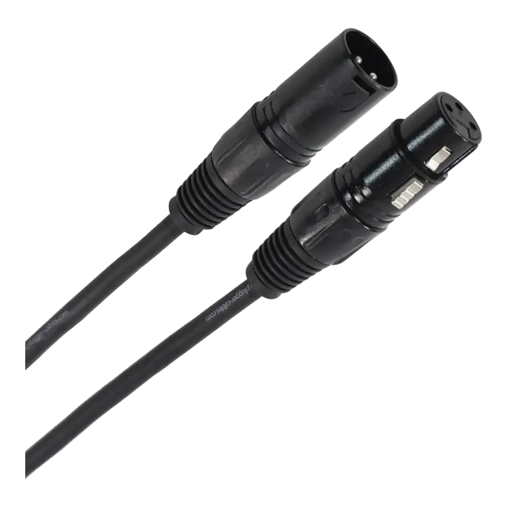 DMX-KABEL WEIBLICH XLR 3B - MÄNNLICH XLR 3B 10M EINFACH - STECKER