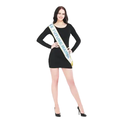 Schal Future Mom Blau