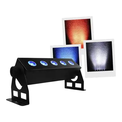 LED EFFECT BAR - SUPER BABYBAR SCHWARZ - BOOMTONE DJ