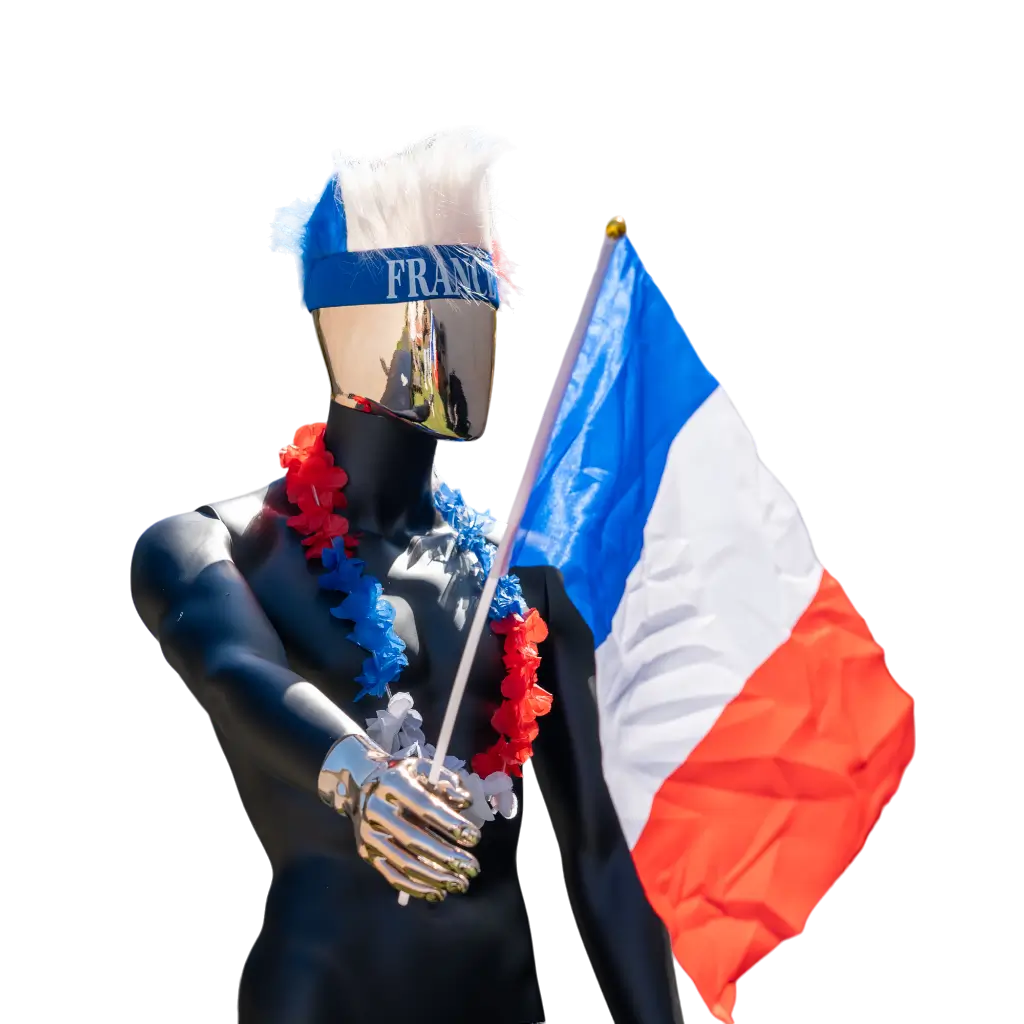 HAARKAPPE BLAU WEISS ROT - FRANKREICH