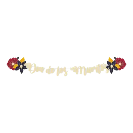 HALLOWEEN-GARLANDE DIA DE LOS MUERTOS - 2 METER