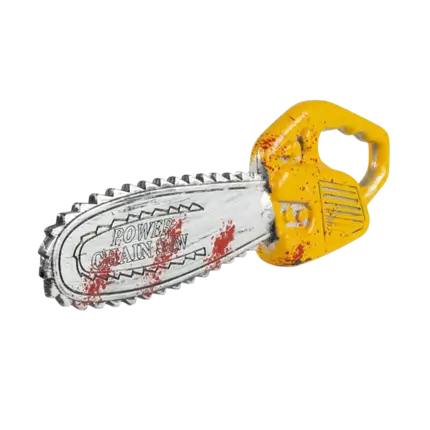 BLUTIGE KETTENSÄGE AUS KUNSTSTOFF - 45 CM