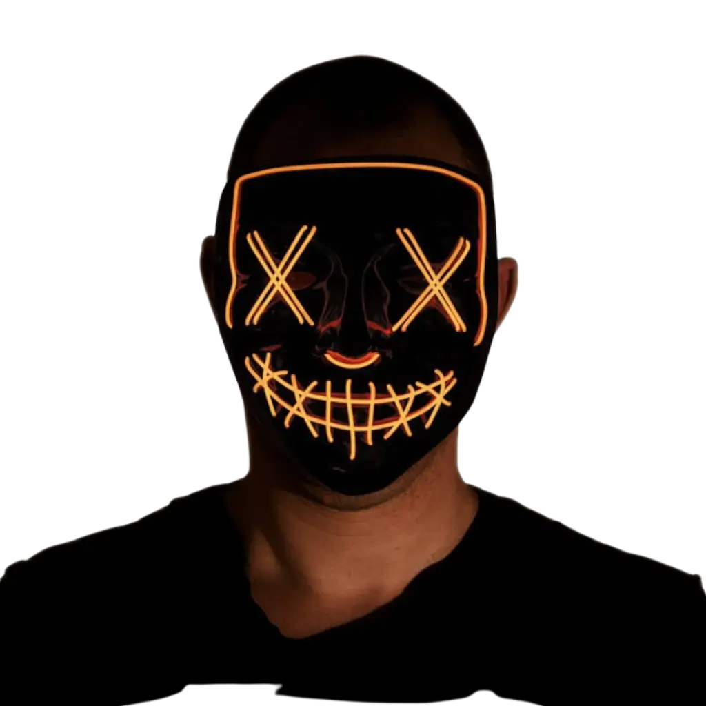 LED-MASKE - MUND + AUGENKREUZ