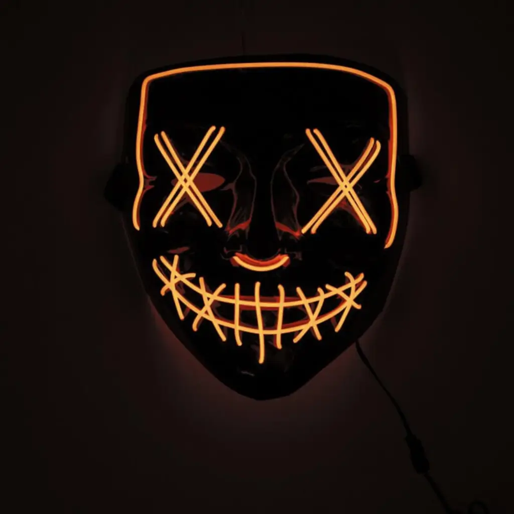 LED-MASKE - MUND + AUGENKREUZ