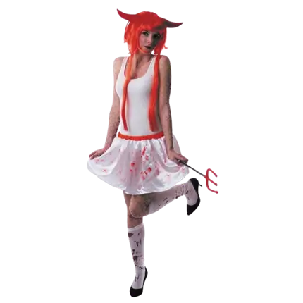 HALLOWEEN BLUTIGER WEISSER ROCK