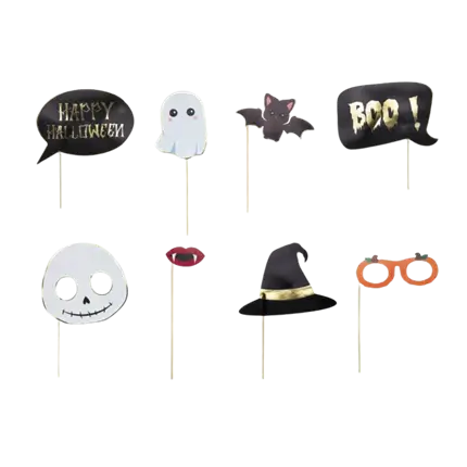 SPEZIELLE HALLOWEEN-FOTOKABINE - 8 STÜCK