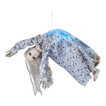 Hängeleuchte leuchtende Horrorpuppe mit Sound und motorisiertem Antrieb