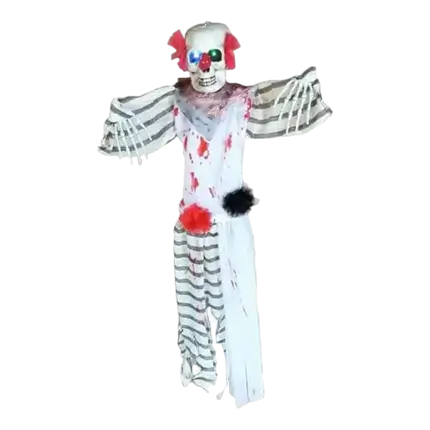 Hängeleuchte Horrorclown mit Licht 120cm