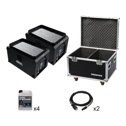 RAUCHMASCHINE - 2ER-SET SMOKEJET SONICBOOM PLUS