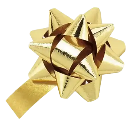 SATZ VON 100 GOLDENEN KNOTEN ø3.5CM