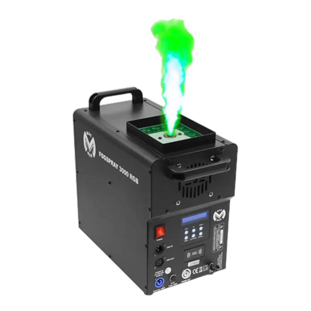 VERTIKALE RAUCHMASCHINE - Nebelspray 3000 RGB - Mac Mah