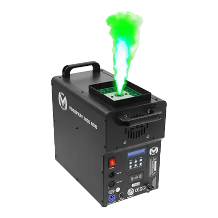 VERTIKALE RAUCHMASCHINE - Nebelspray 3000 RGB - Mac Mah
