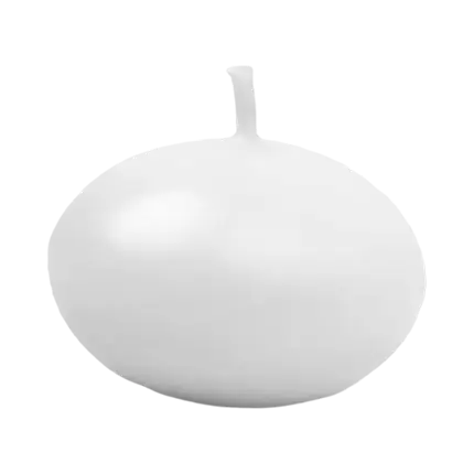 50 Schwimmkerze - Weiß - 4cm