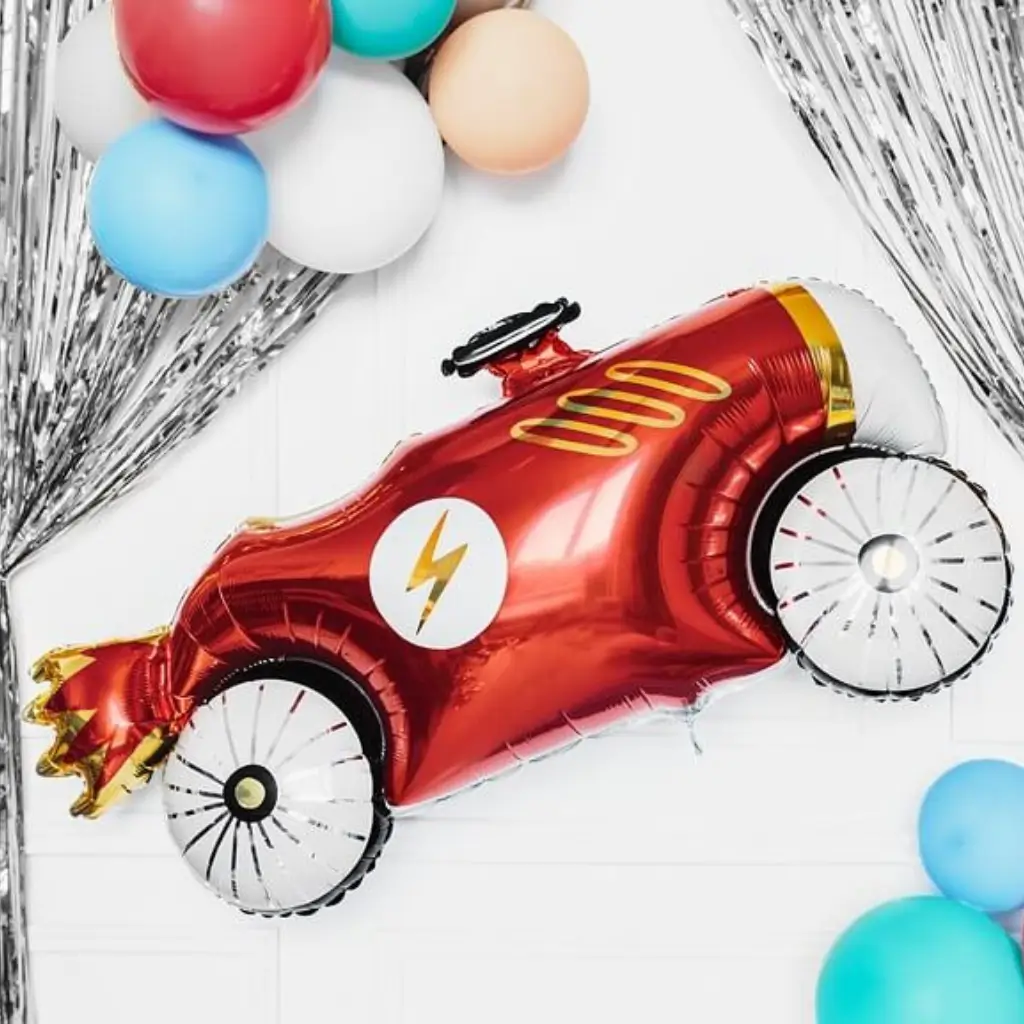 Mylar-Ballon mit Frosteffekt – Auto – 111 x 63 cm