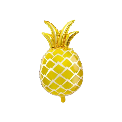 Metallic Folienballon - Goldene Ananas - 38x63cm