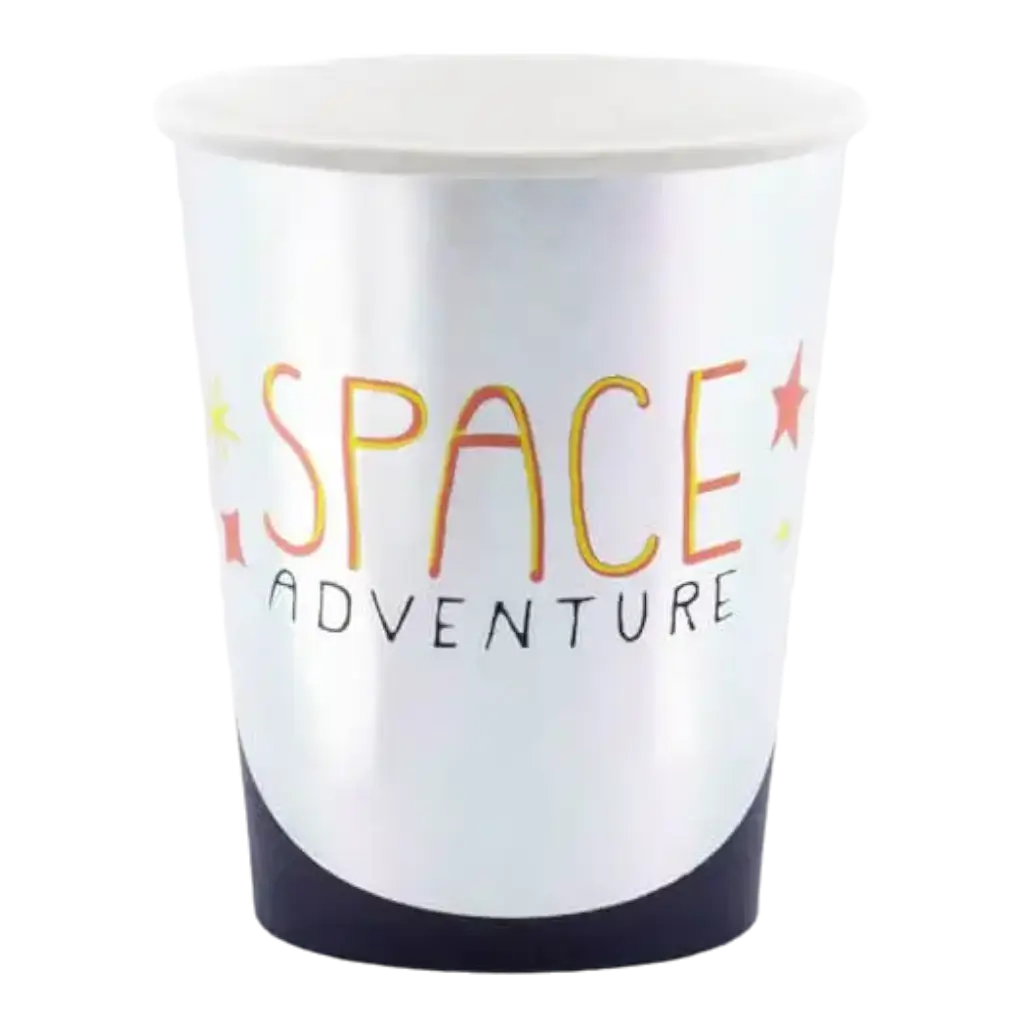 Set mit 6 Tassen - Space Party - 200ml