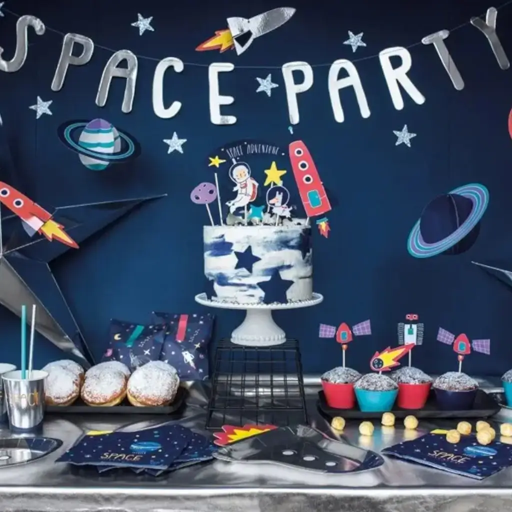 Set mit 6 Tassen - Space Party - 200ml