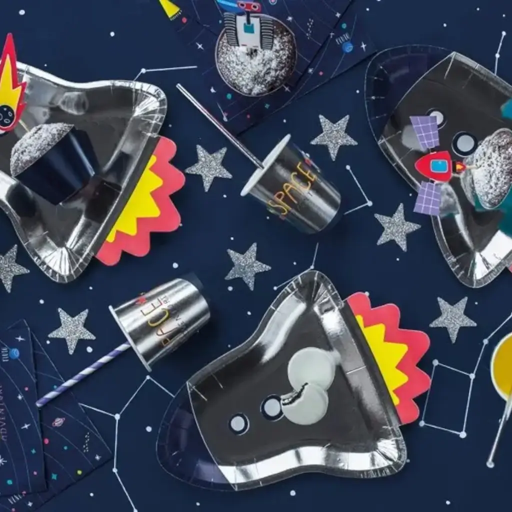 Set mit 6 Tassen - Space Party - 200ml