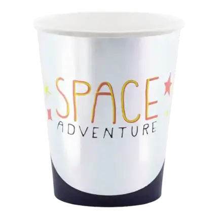 Set mit 6 Tassen - Space Party - 200ml