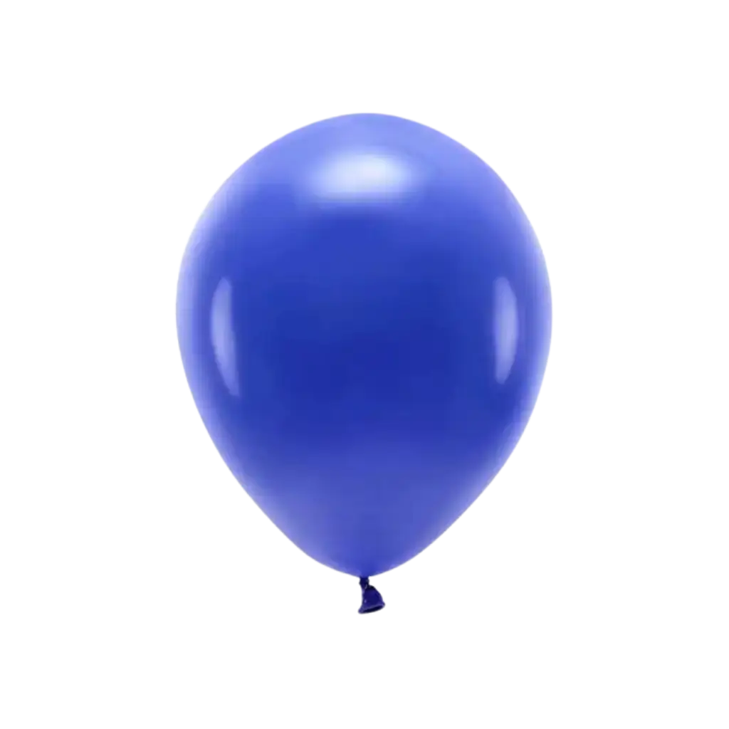 Lot von 10 marineblauen biologisch abbaubaren Luftballons