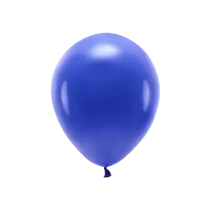 Lot von 10 marineblauen biologisch abbaubaren Luftballons