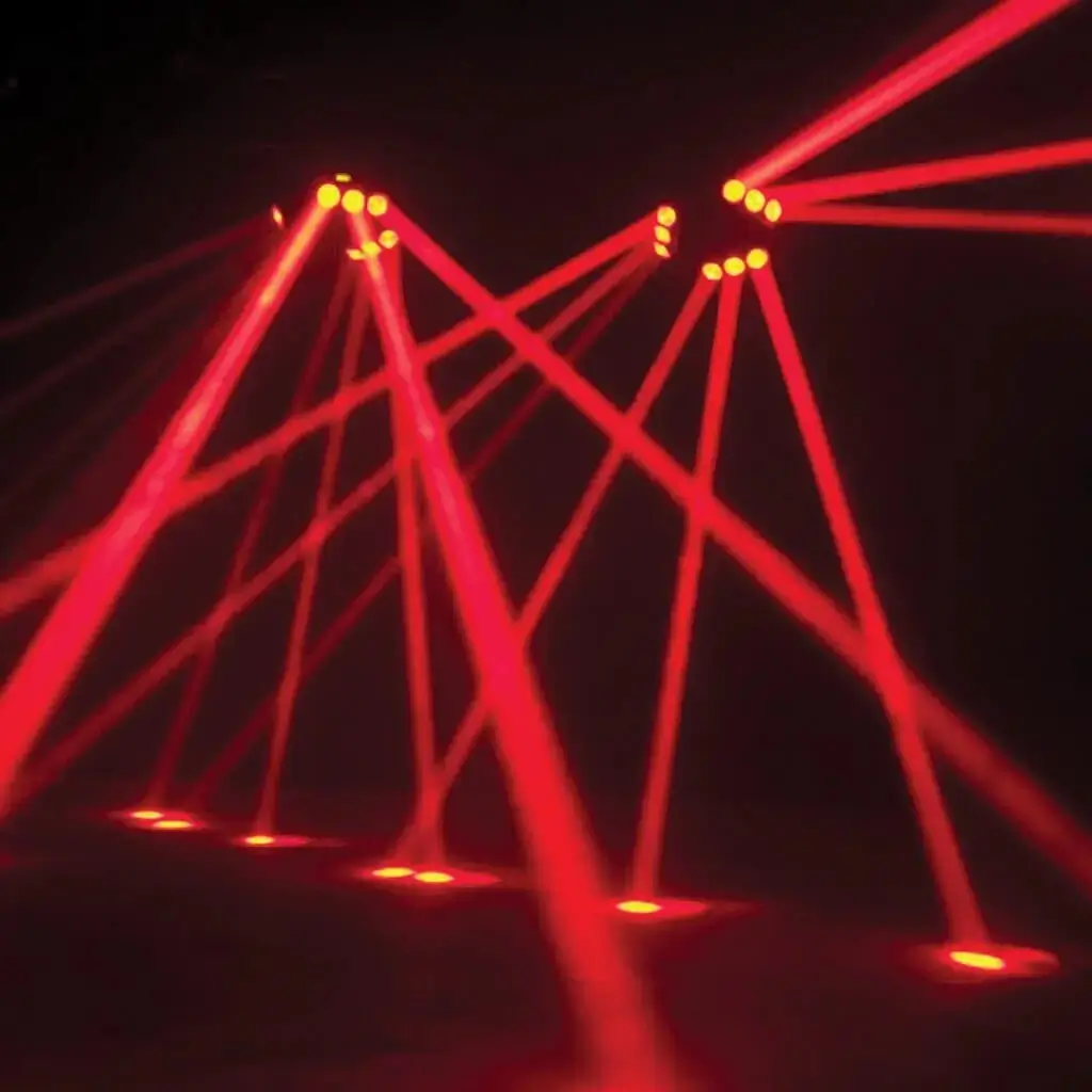 Rotierender Spider-Lichteffekt mit Leds