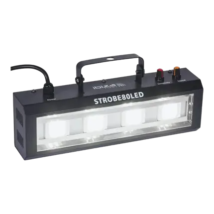 LED-Stroboskop Ibiza Weißlicht 4x20W