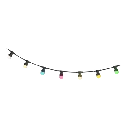 Lichterkette mit 20 farbigen LEDs LEDSTRING-COLOR 10m