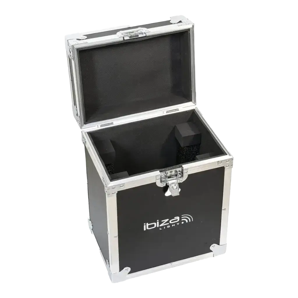 Flight case schwarz Ibiza Light für Effektgerät E-COSMOS
